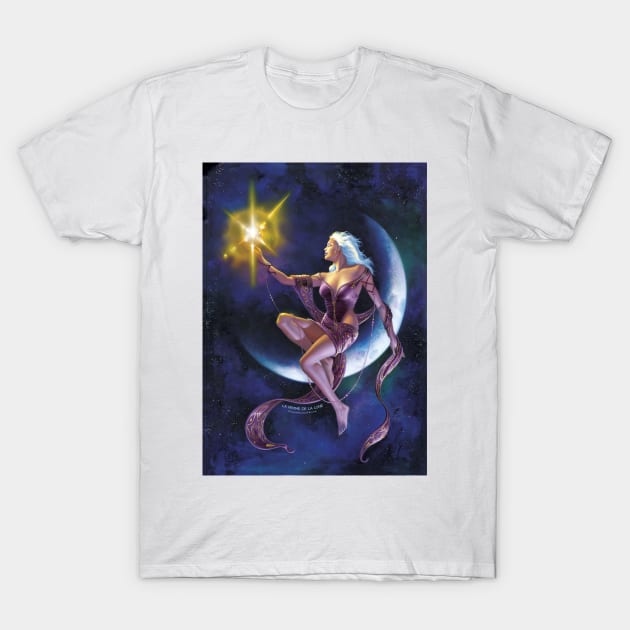 La Femme de la Lune T-Shirt by Zeleznik